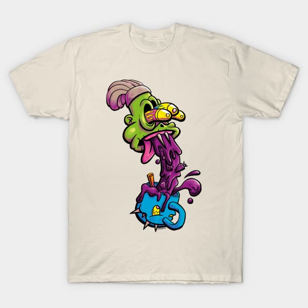 Colada morada Guagua fink dia de muertos T-Shirt by GaboZeta